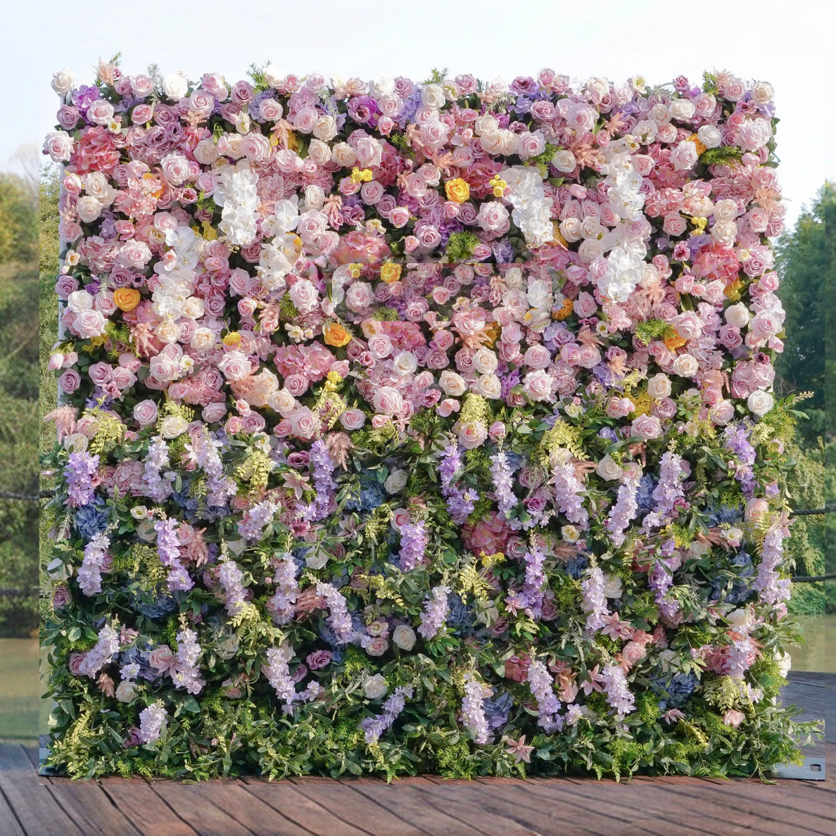 Dripping Spring Florals Premium Flower Wall - 105