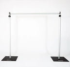 Premium Heavy Duty Official Backdrop Stand - Silver
