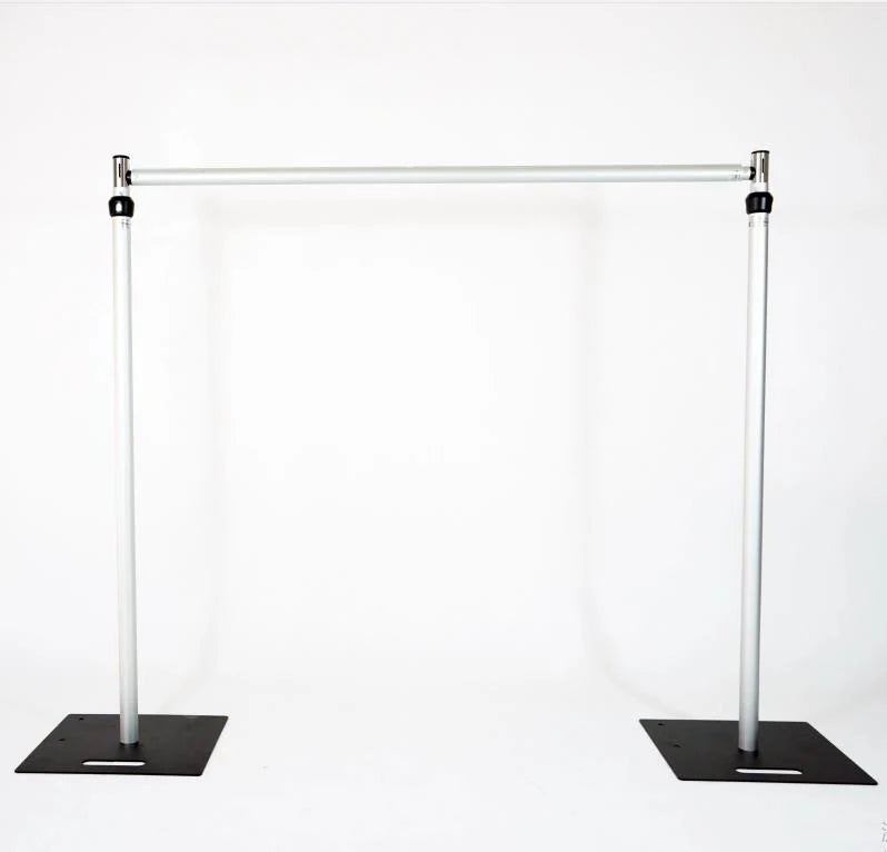Premium Heavy Duty Official Backdrop Stand - Silver