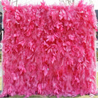 Into The Meadow Bright Pink Flower Wall - 042