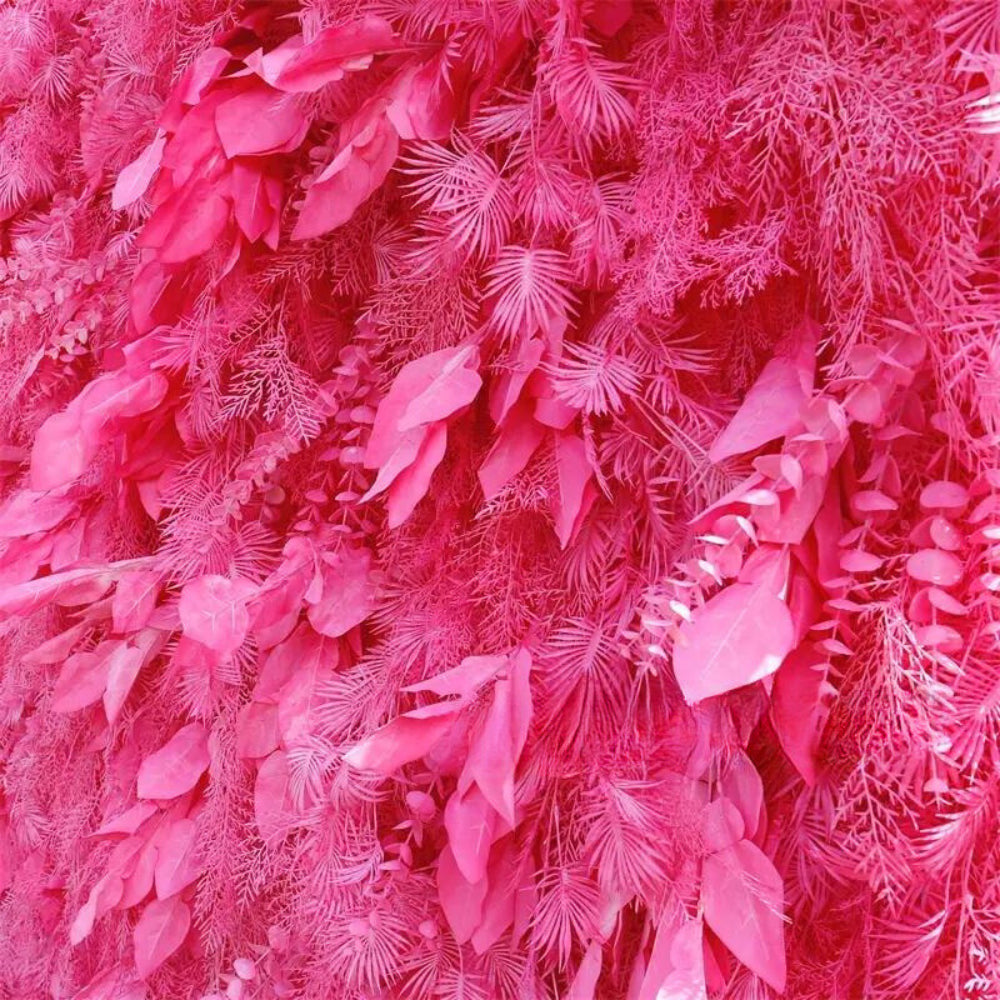 Into The Meadow Bright Pink Flower Wall - 042