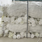 Dripping White Ivory Premium Flower Wall Backdrop - 278