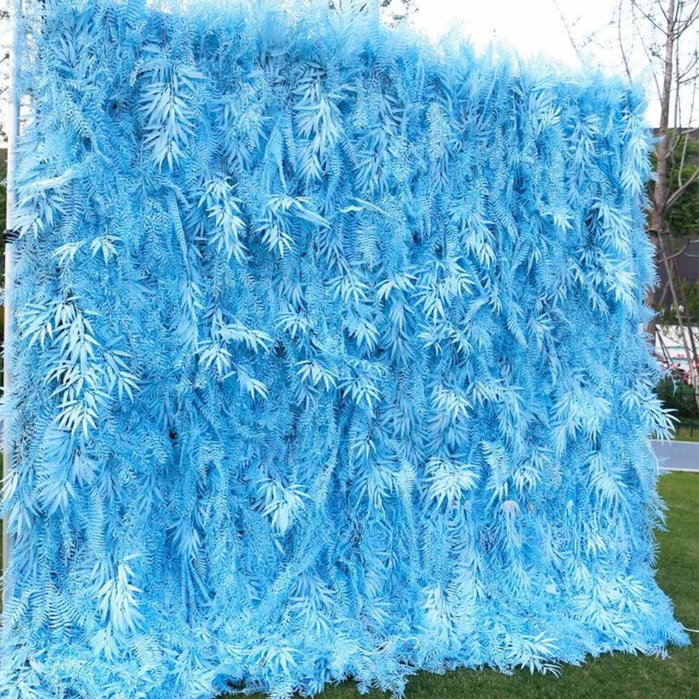 Into The Meadow Light Blue Flower Wall - 044