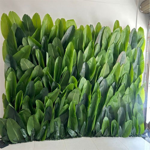 Large Tropical Leaf Premium Greenery Wall - 528