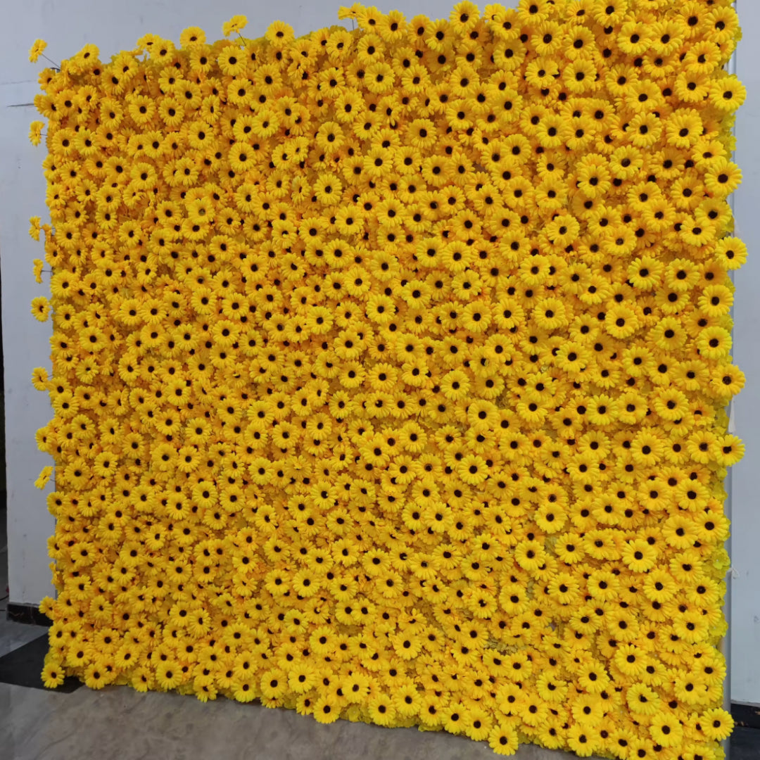 Wild Sunflower Premium Flower Wall - 094
