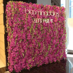 Hot Pink Dripping Dream Premium Flower Wall - 140