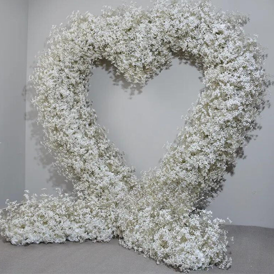 Baby's Breath Premium Floral Heart Arch - 4904