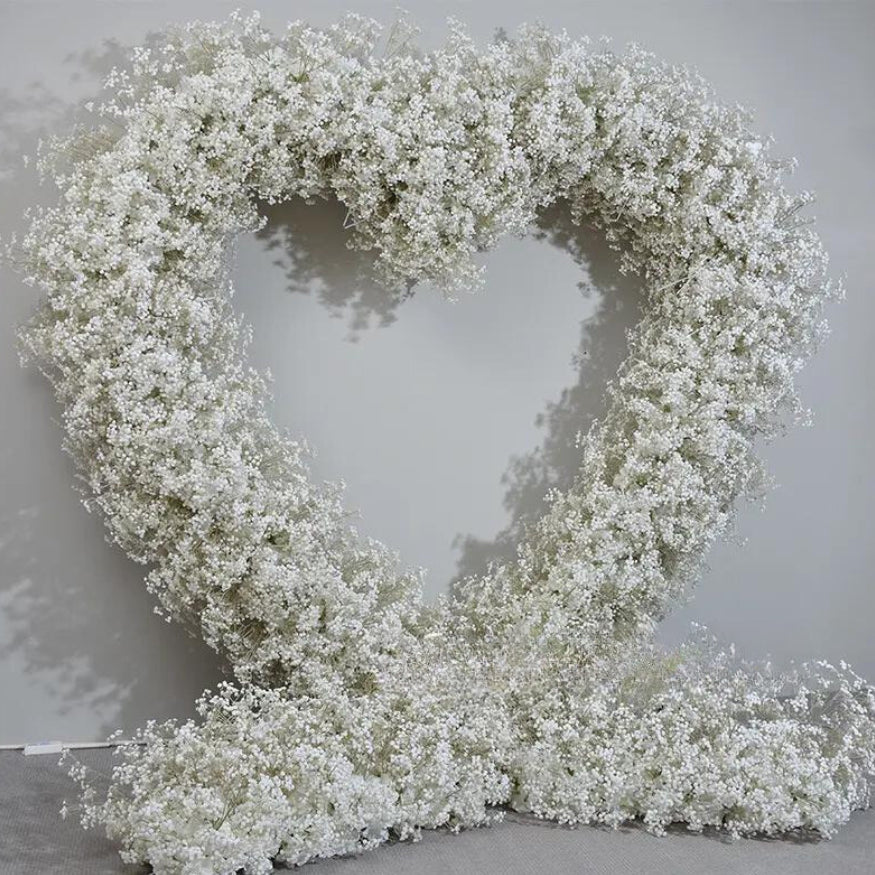 Baby's Breath Premium Floral Heart Arch - 4904