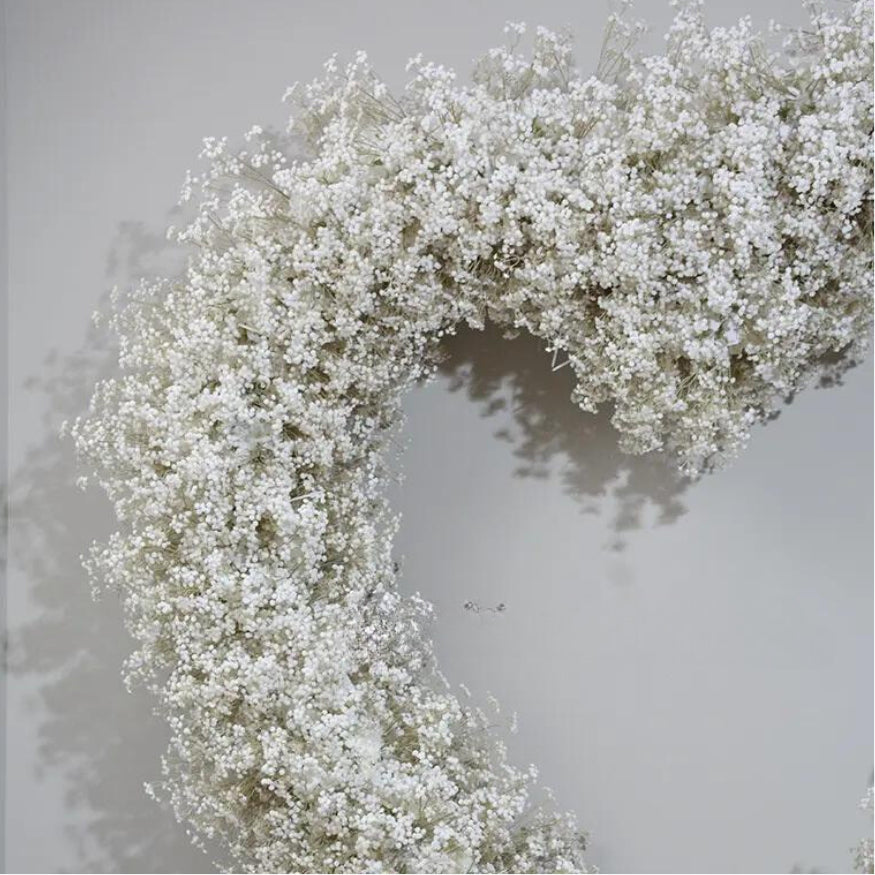 Baby's Breath Premium Floral Heart Arch - 4904