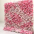 All Pink Wild Rose Premium Flower Wall - 028