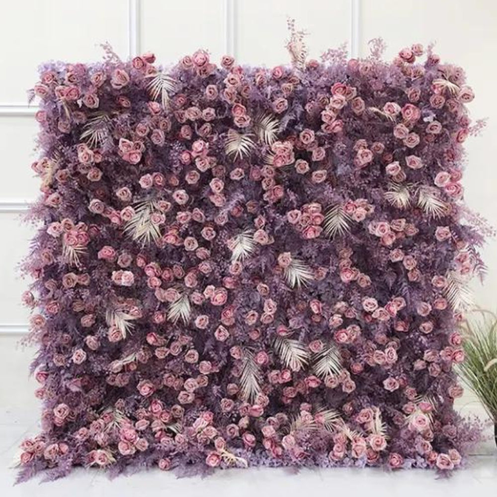 Into The Meadow Lavender Rose Flower Wall - 054