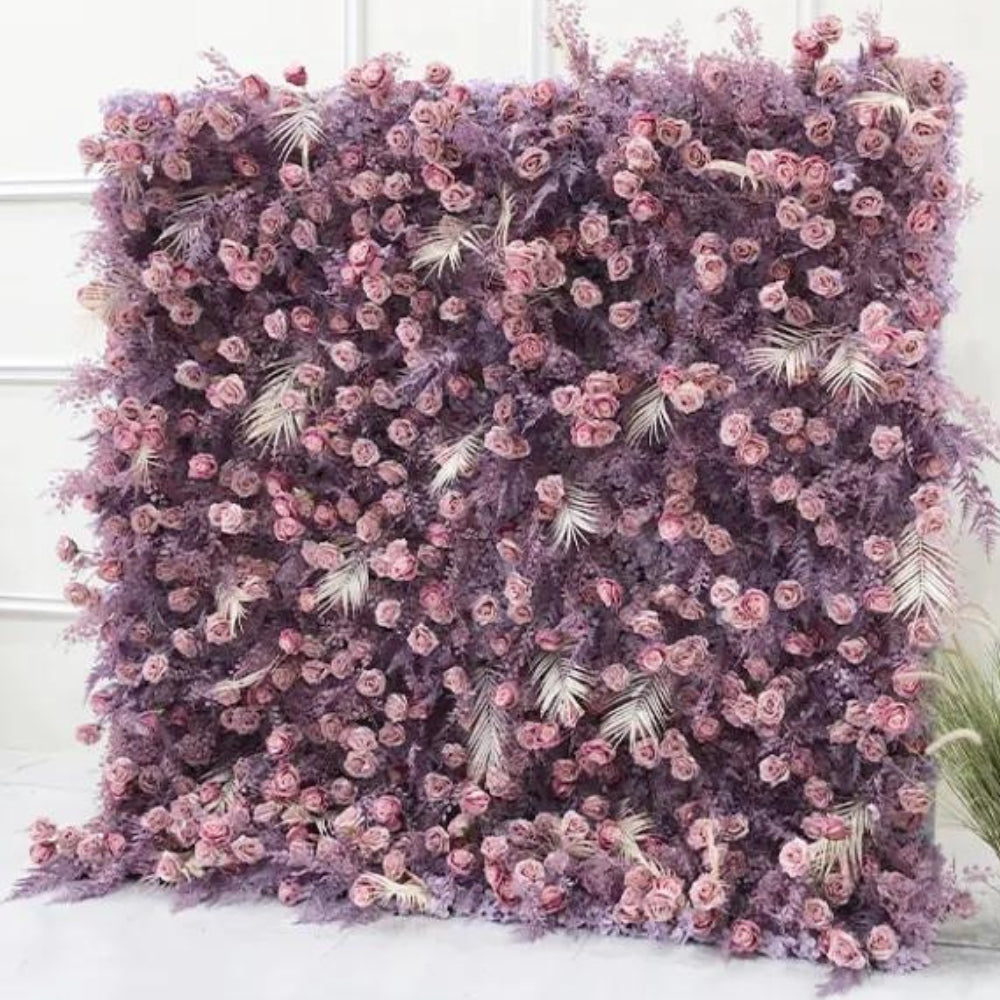 Into The Meadow Lavender Rose Flower Wall - 054