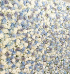 Blue, White and Purple Wild Rose Premium Flower Wall - 226