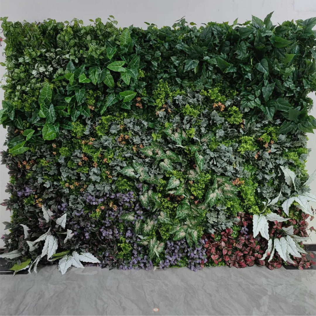 Lavender Greenery Wetland Premium Flower Wall - 521