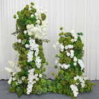 Greenery White Ivory Premium 3 Piece Arch Set - 4589