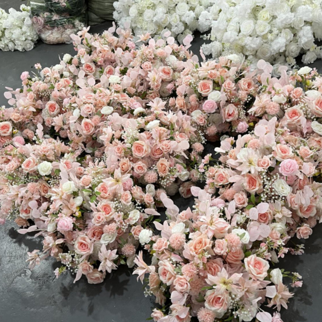 Light Pink Babys Breath Greenery Premium Flower Ball - 1037