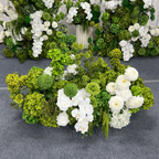 Greenery White Ivory Premium 3 Piece Arch Set - 4589