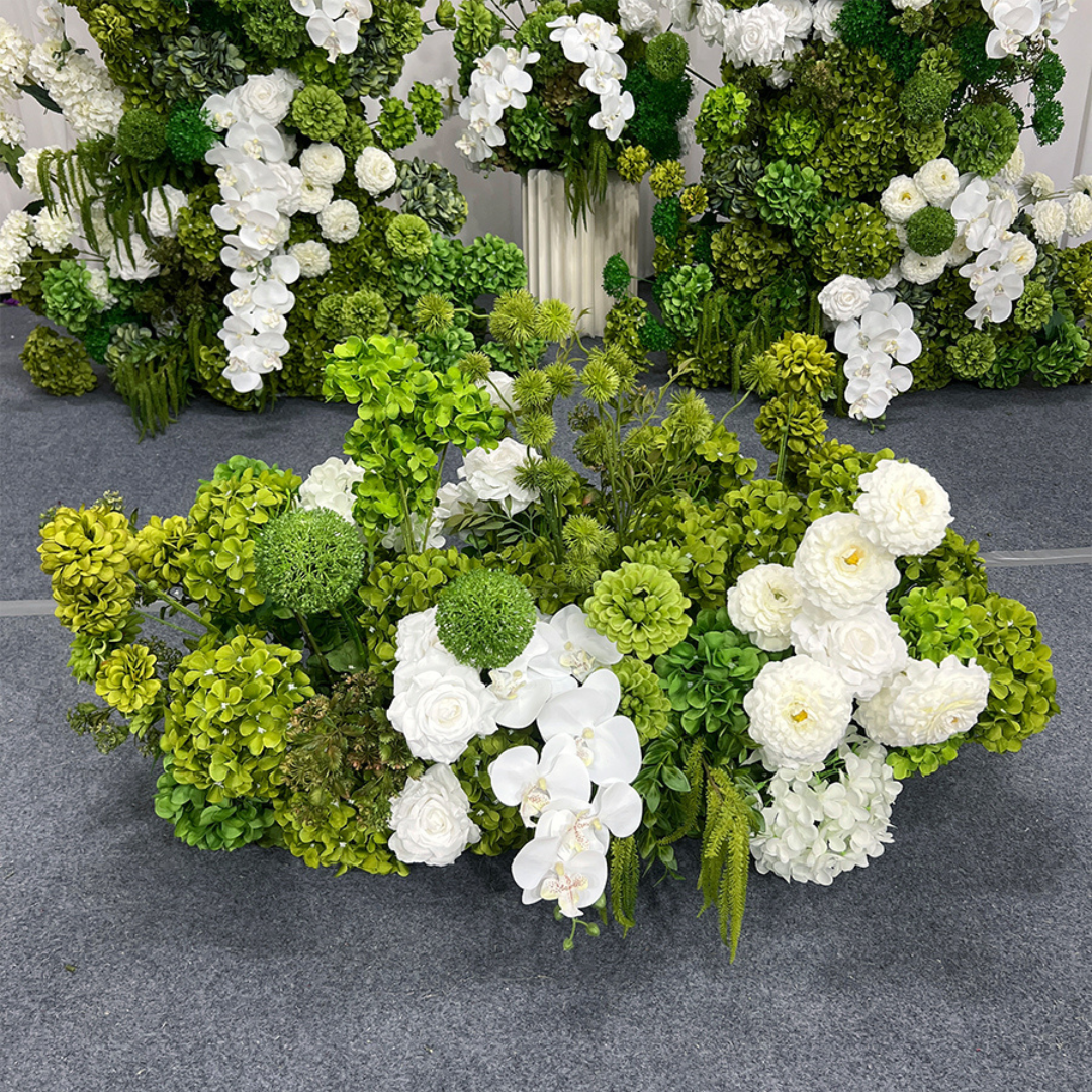 Greenery White Ivory Premium 3 Piece Arch Set - 4589