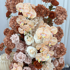 Cream, Brown and Tan Premium Flower Arch Set - 4590