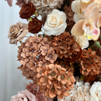 Cream, Brown and Tan Premium Flower Arch Set - 4590