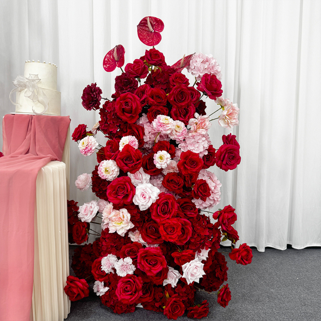 Pink & Red Deluxe Premium 2 Piece Arch Set - 4591