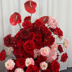 Pink & Red Deluxe Premium 2 Piece Arch Set - 4591
