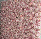 Pink Sunflower Rose Deluxe Flower Wall Backdrop - 273