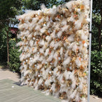 Pampas Tan and Cream Wild Rose Premium Wall - 082