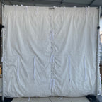 Original Baby's Breath White Rose Flower Wall - 067