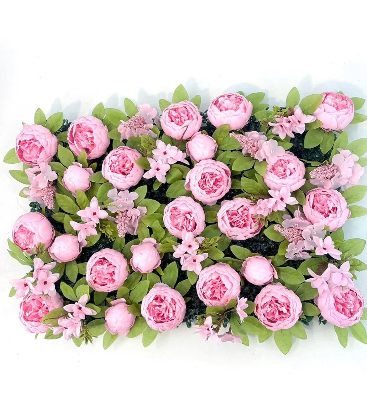 Light Pink Peony Greenery Premium Flower Wall Backdrop - 360