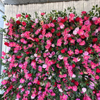 Pink & Greenery Flurry Premium Flower Wall - 116