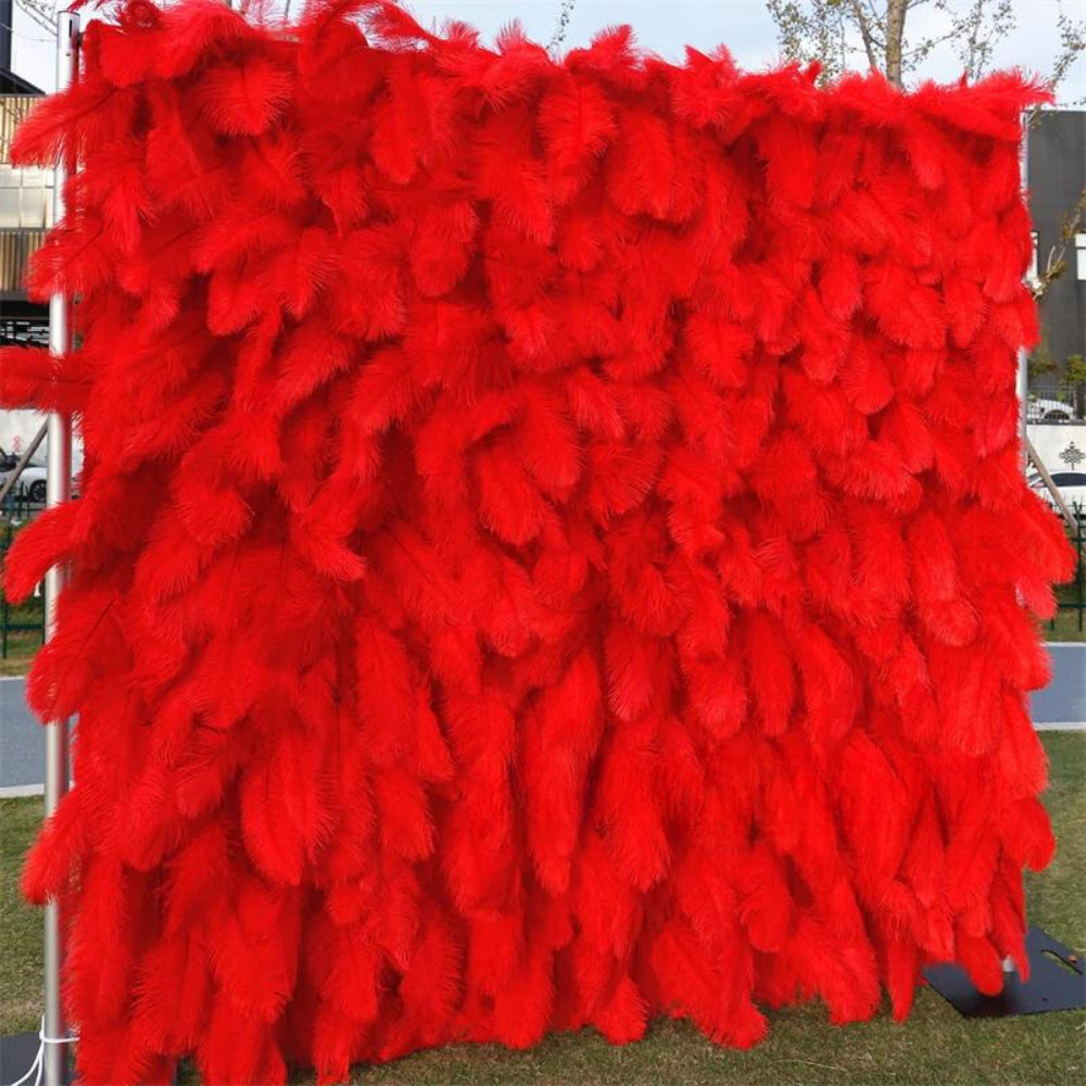Red Feather Wall - 073
