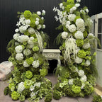 Greenery & White Deluxe 3 Piece Arch Set - 4587