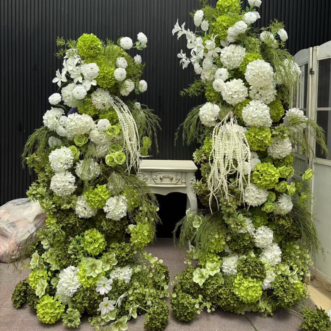 Greenery & White Deluxe 3 Piece Arch Set - 4587