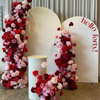 Pink and Red Premium Floral Flower Arch - 4545