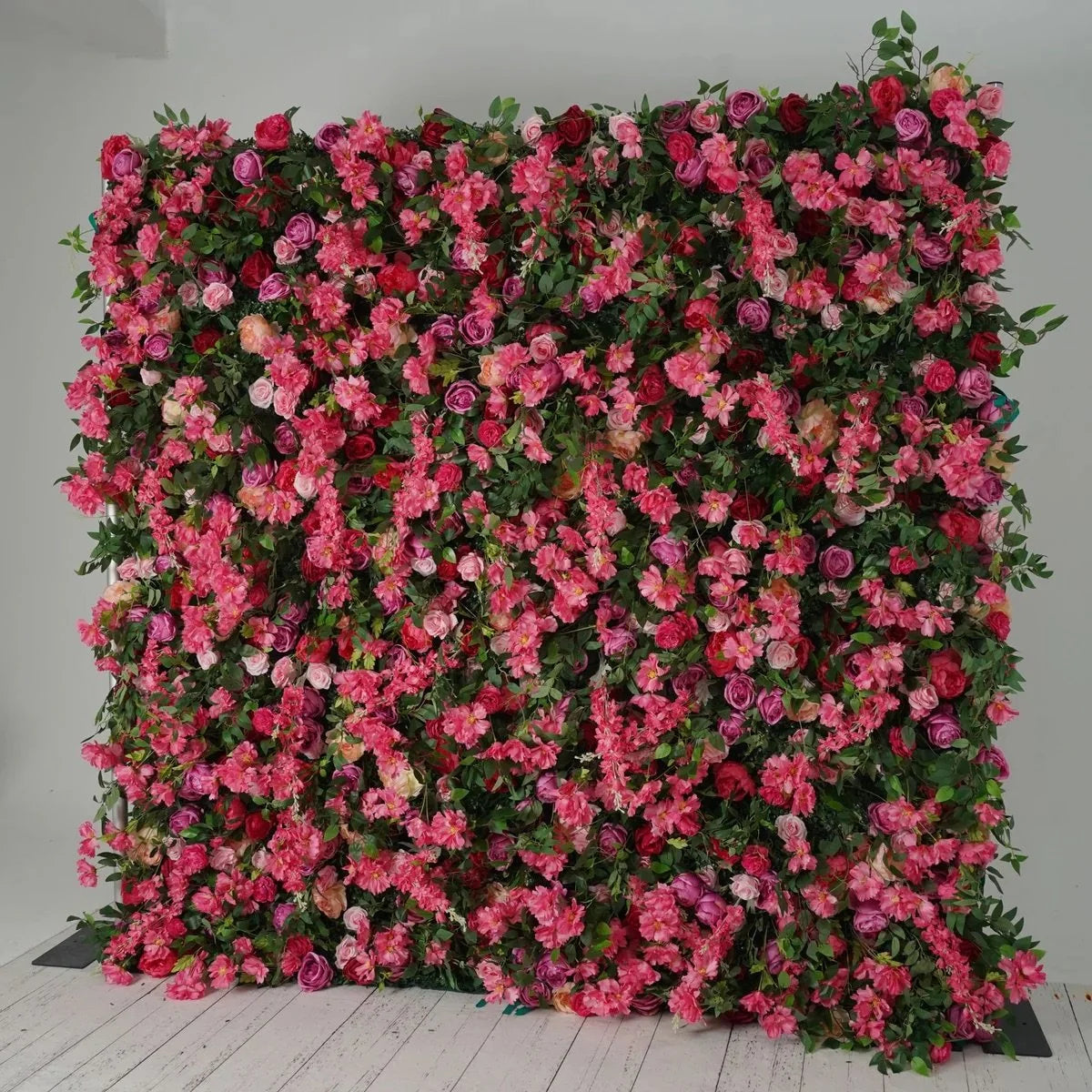 Pink & Greenery Flurry Premium Flower Wall - 116