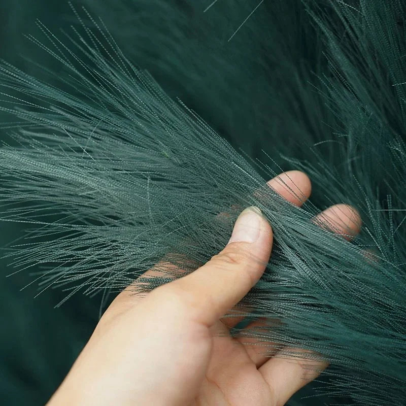 Dark Green Premium Pampas Grass Wall - 083