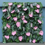Beverly Hills Pink Tropical Premium Greenery Wall - 512