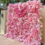 Into The Meadow Light Pink Rose Flower Wall - 053