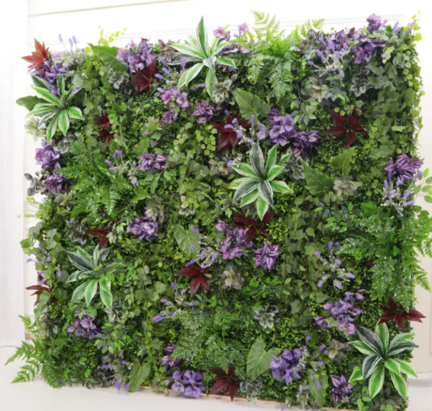 Tropical Lavender Greenery Floral Wall - 169
