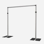 Premium Heavy Duty Official Backdrop Stand - Silver