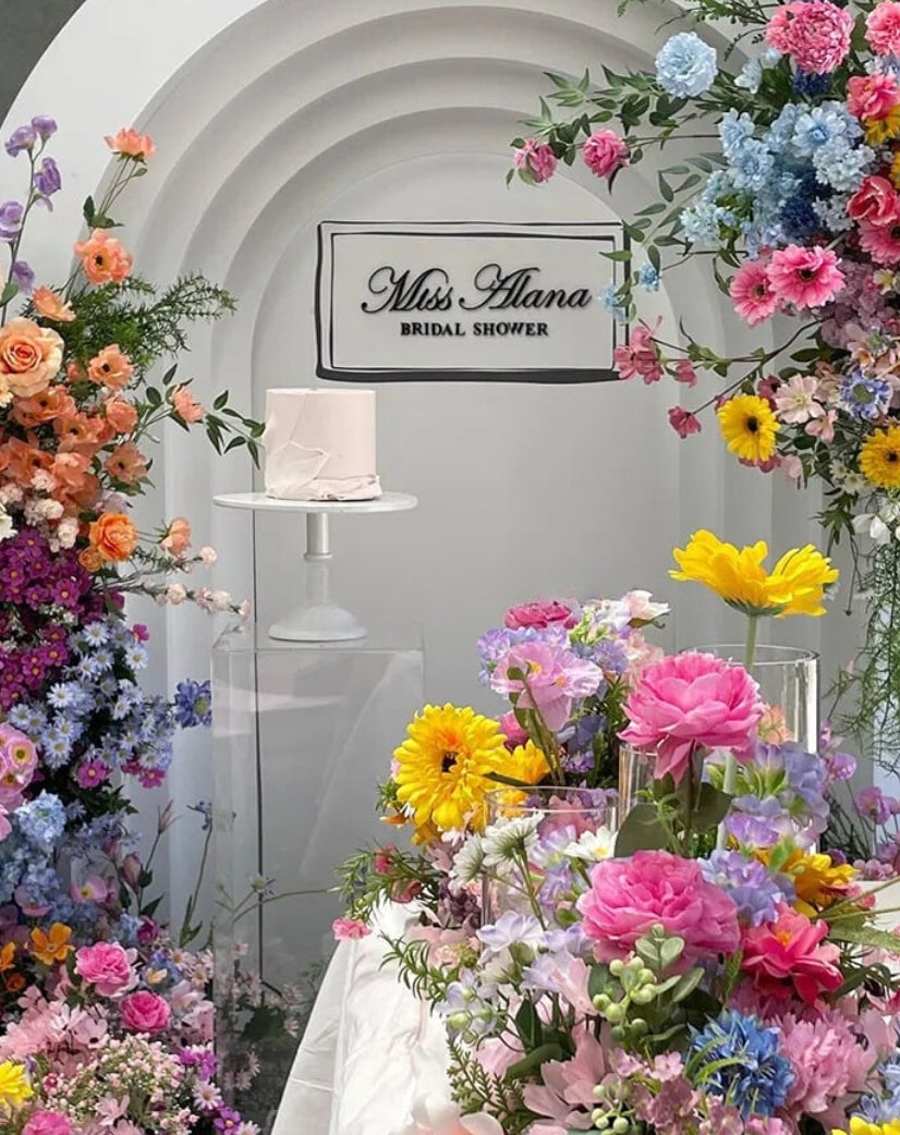 Rainbow Sunflower Premium Flower Arch Set - 4574