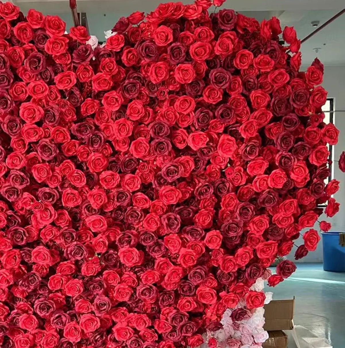 Full Red Rose Premium Floral Heart - 4910
